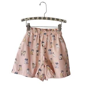Paul & Joe For Uniqlo Kids Boxer Shorts Cats With Glasses Pink